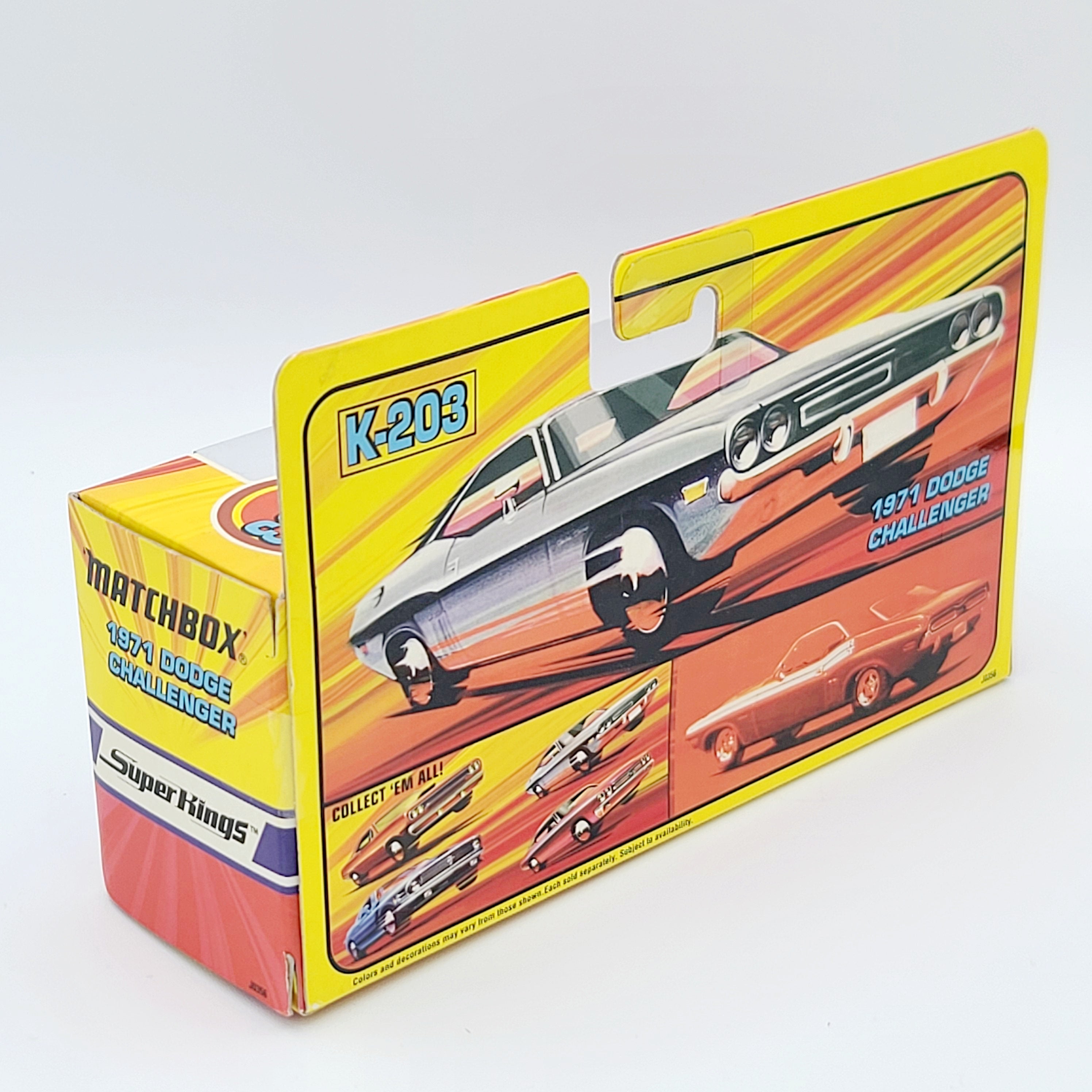 Matchbox '71 Dodge Challenger K-203 (2005 Classic Super Kings - Limited Edition 1 of 20,000)